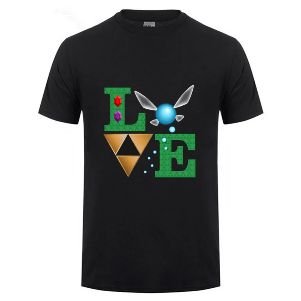 2018 новый дизайн футболка с надписью LOVE Legend of Zelda рисунком оно опасно играть в