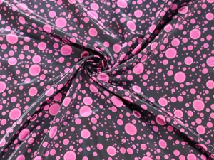 Рождественская атласная полиэфирная ткань в горошек - Цвет: color 5 purple rose