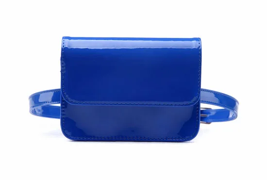 Новая женская поясная сумка celular, модная сумка из искусственной кожи, поясная сумка, мини-кошелек для телефона, хип-бум для девочек-подростков - Цвет: Blue