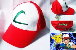 Новый Pokemon Ash Ketchum Тренер Костюма Cap Косплей Hat