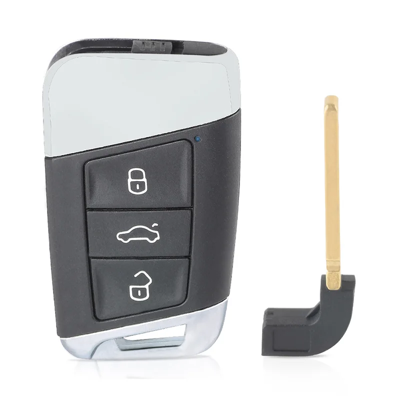 KEYECU 315/434MHz 3 Button Remote Key Fob for V*W for Volkswagen Passat B8 2015-18 Magotan 2017-18 Superb A7 2016-18 3G0 959 752
