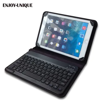 

ENJOY-UNIQUE 10" Universal case Bluetooth Keyboard Leather Cover Case for Huawei For Samsung Galaxy Tab S3 9.7"Tablet