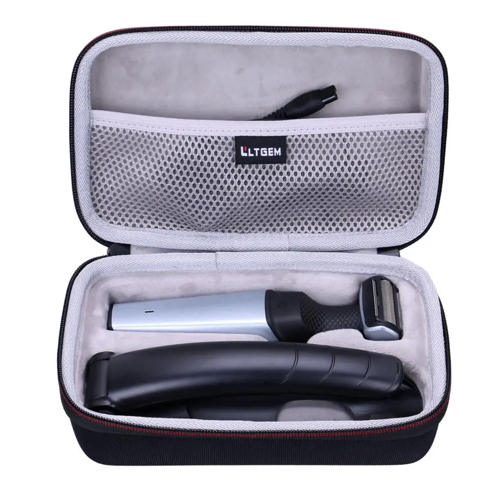 LTGEM Сумка для планшета EVA для Philips Norelco body groomer BG5025/49 Бритва для волос на спине Триммер-Дорожная Защитная сумка для переноски