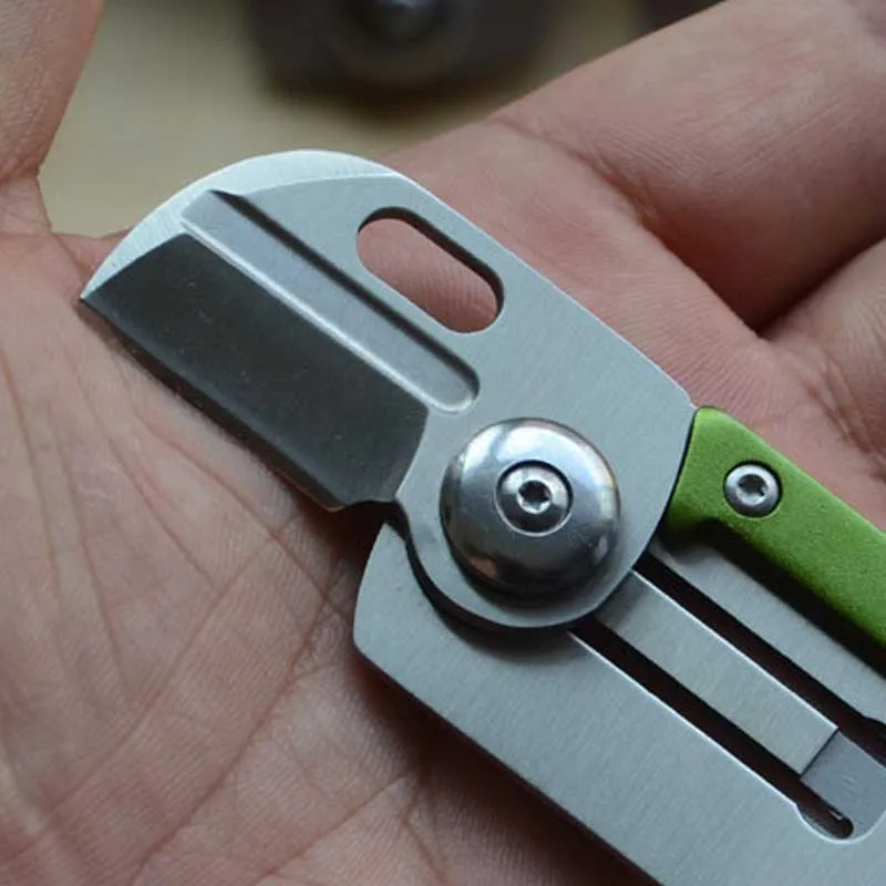 Plegable Mini defensa seguridad sorpresa EDC cuchillo del ejército desierto de deportes al aire libre Camping supervivencia defensa personal