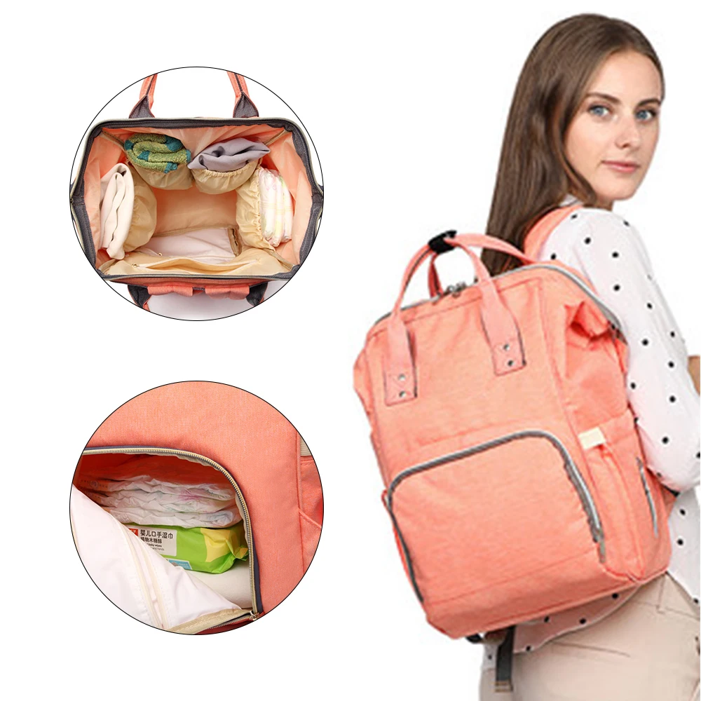 

Baby Diaper Bag Mommy Maternity Nappy Bags Large Capacity Travel Baby Diaper Backpack Desiger Nursing Bag For Dad And Mom
