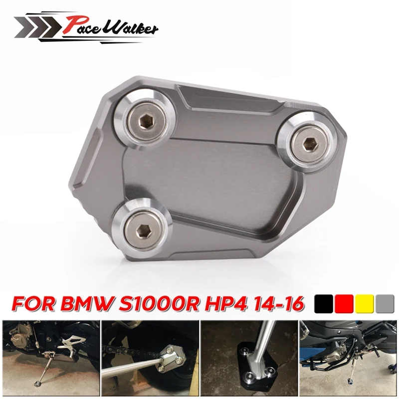 

Motorcycle Support Plate Foot Side Stand for BMW S1000R S 1000 R 2014 2015 CNC Side Stand Plate Kickstand Extension Pad Enlarge