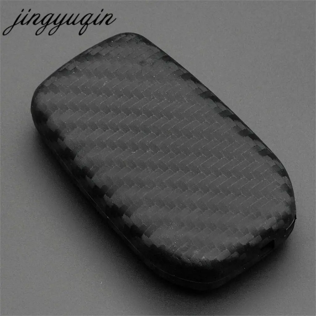 Jingyuqin-Cover-per-chiave-a-distanza-in-Silicone-al-carbonio-per-Toyota-CHR-Land-Cruiser-200.jpg Keyforkess Cover per chiave a distanza in Silicone al carbonio per Toyota CHR Land Cruiser 200 Avensis Auris Corolla custodia per portachiavi a 2 e 3 pulsanti - Jingyuqin Cover per chiave a distanza in Silicone al carbonio per Toyota CHR Land Cruiser 200