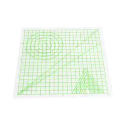 Пластиковый коврик с базовыми шаблонными аксессуарами 220x220x0,5 мм для 3d-печати ручки HJ55