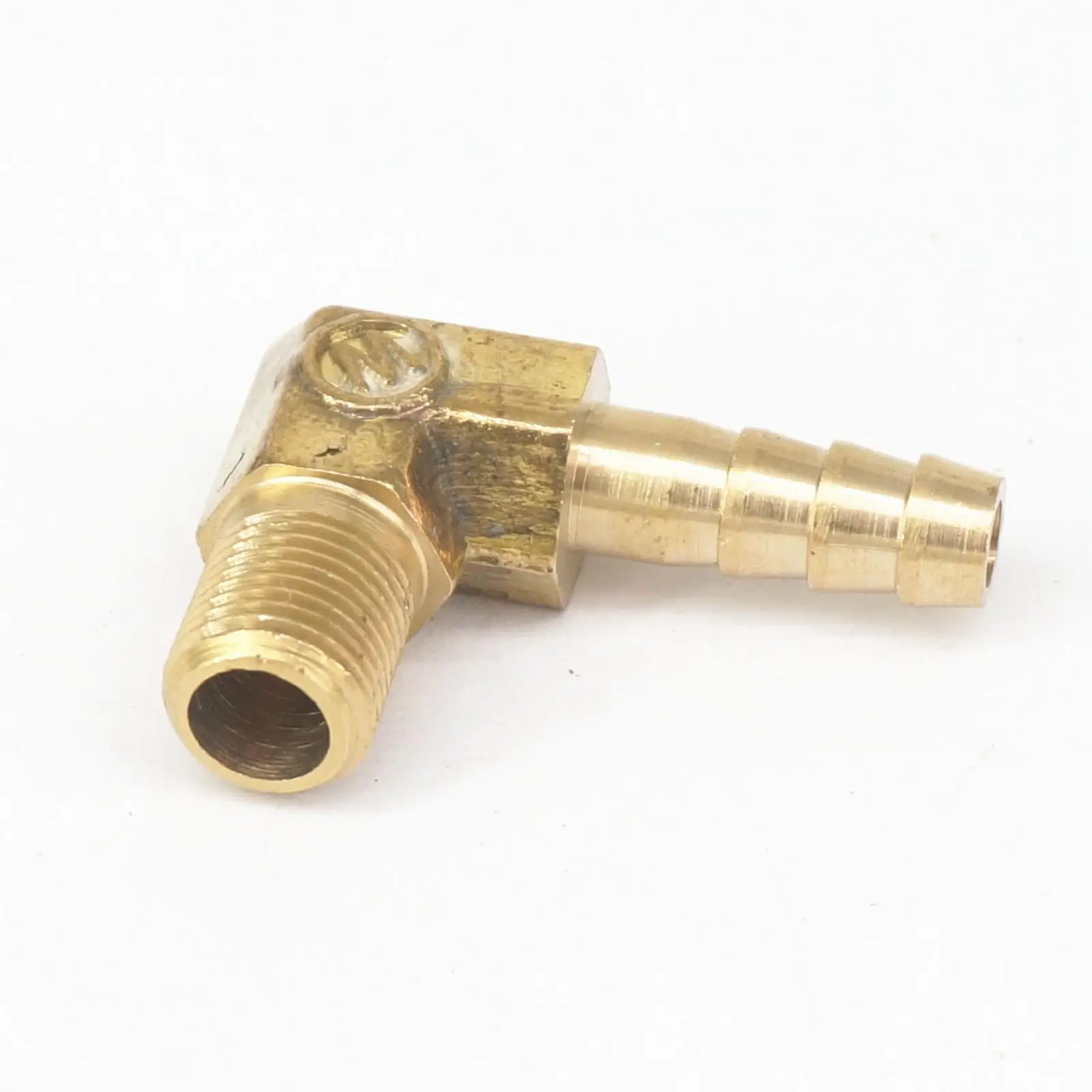 LOT 2 T Hose Barb I/D 19mm 3 Ways Brass coupler Splicer Connector fitting