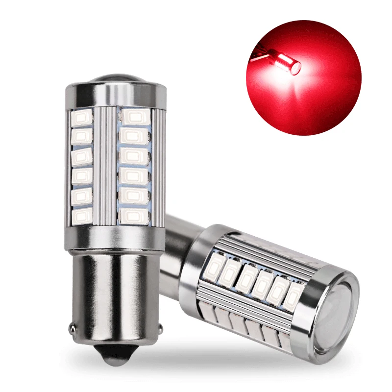 2 шт. вспышка Стробоскоп P21W BA15S 1156 33 SMD led 5630 автомобильные фонари головного света