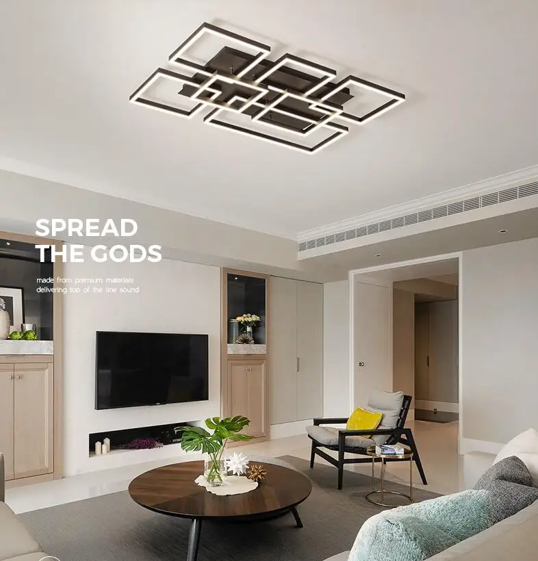 

Led living room lighting simple modern ceiling lamp creative atmosphere home Nordic restaurant lamp master bedroom room lamp
