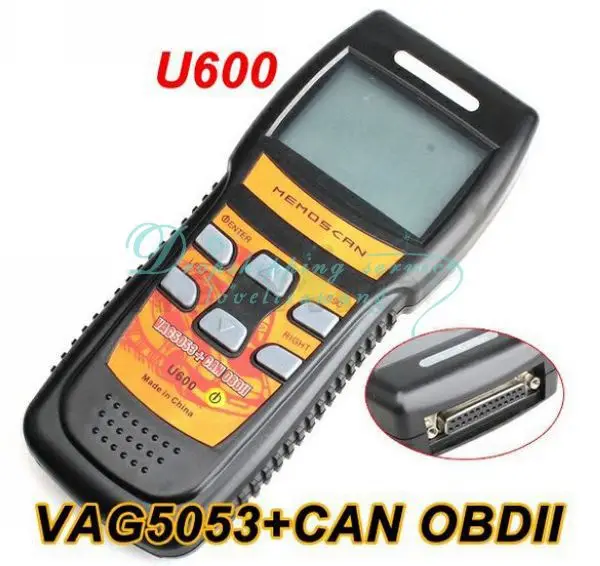 Brand New U600 CAN OBD2 VPW PWM ISO KWP2000 VAG Diagnostic Code Reader