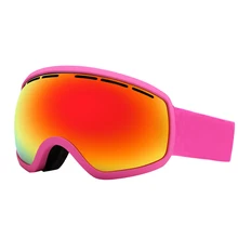 Бренд профессиональные лыжные очки двухслойные UV400 Анти-туман большой Лыжная маска очки Лыжный Спорт Для мужчин Для женщин Горные лыжи сноуборд очки