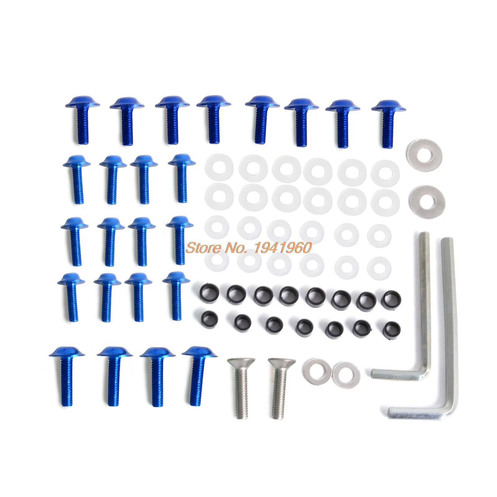 

Motorcycle Windshield Windscreen Bolt Screws Fastener Kit Fairing Nuts For Suzuki 2003-2004
