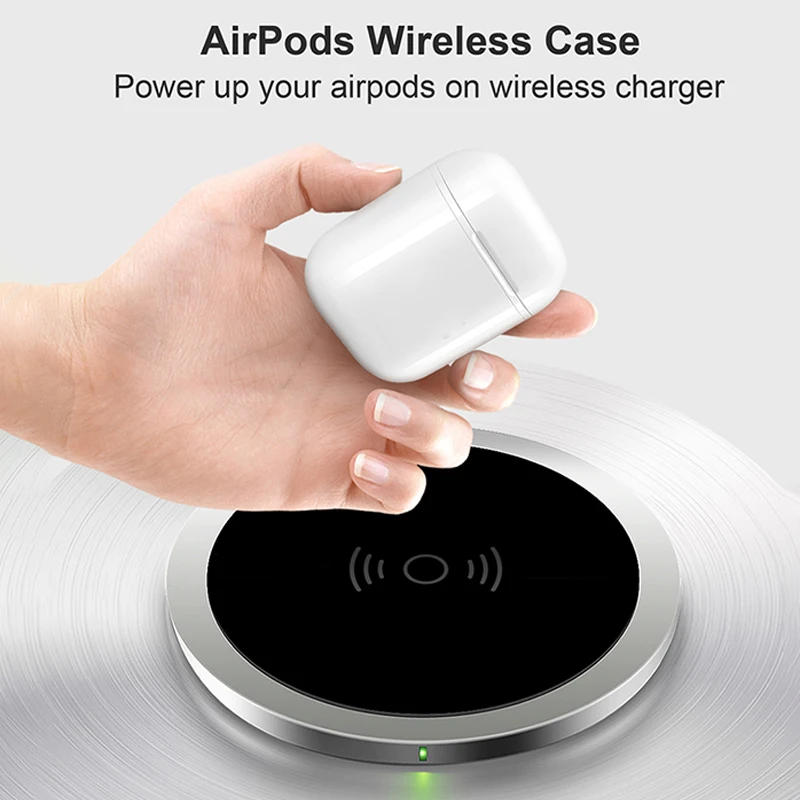 Charger Case For Airpods Wireless Case Charging Qi Wireless Accessories Bluetooth Receiver Case