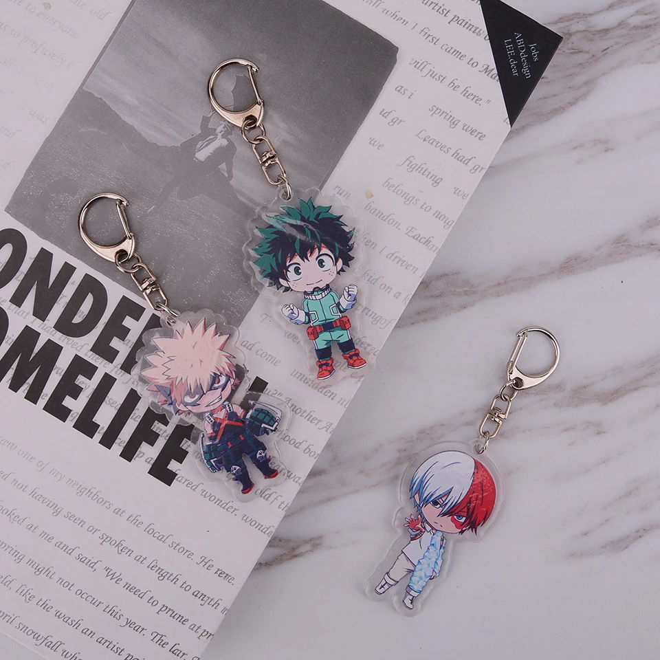 Tronzo Toys брелок Boku no Hero Academy My Hero Academy Midoriya izku Bakugou Katsuki Todoroki Shoto милый брелок для мальчиков