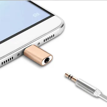 

New Type C USB C to 3.5mm Audio Adapter for External Microphone for Osmo Pocket Alloy material surface after oxidation#T2
