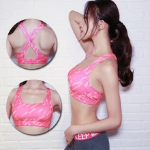 Спортивный бюстгальтер женский розовый бюстгальтер для йоги спортивная одежда для девочек Тренажерный зал Спортивный Топ женский облегающий тренажерный зал тренировки Фитнес Спортивный бюстгальтер укороченный топ