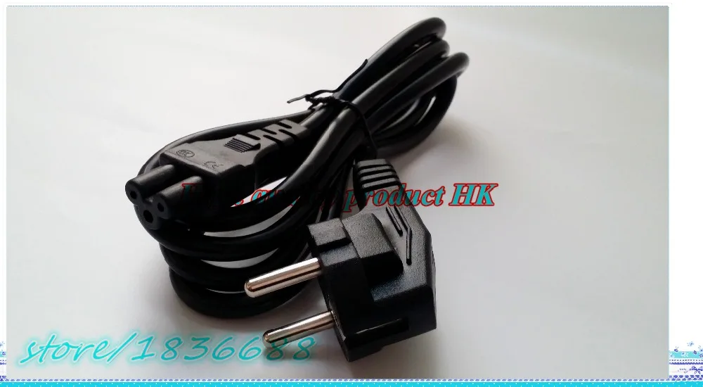 

3-Prong EU power cord power line plug cord for Laptop power supply