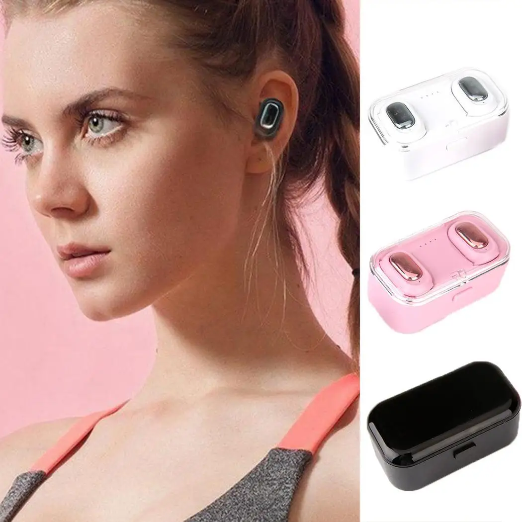 TWS мини беспроводные наушники в ухо Bluetooth 4 2 стерео Беспроводные стереонаушники с