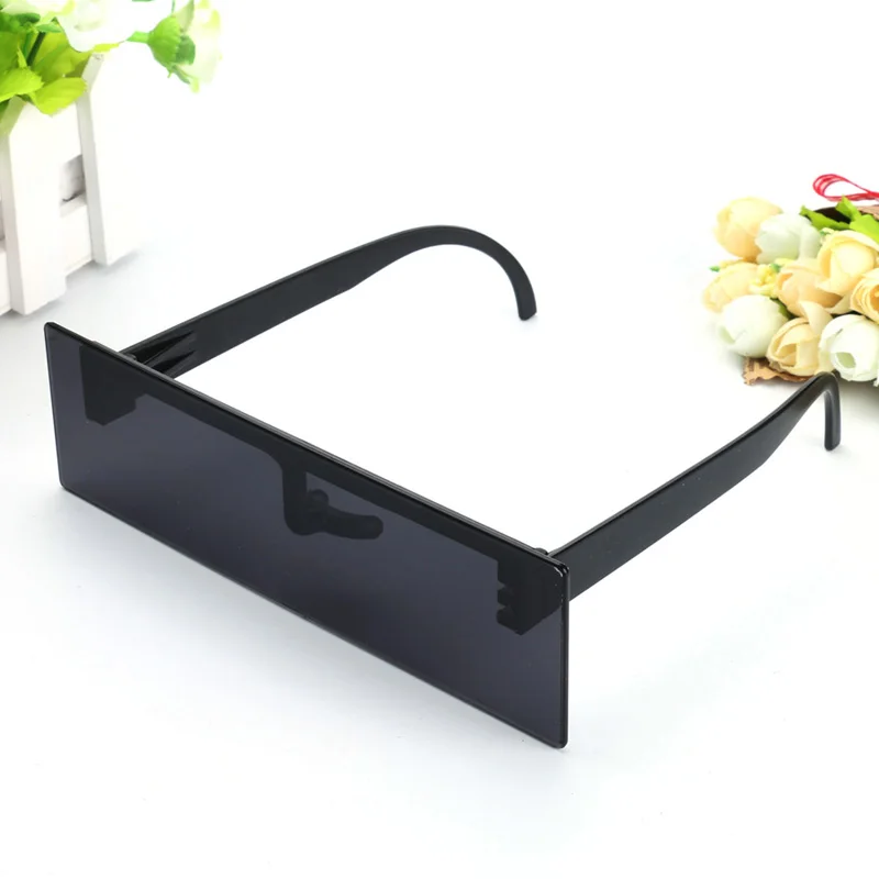 Elbru черный цензур бар очки для мужчин и женщин интеграции солнцезащитные очки вечерние украшения аксессуары для фотобанк