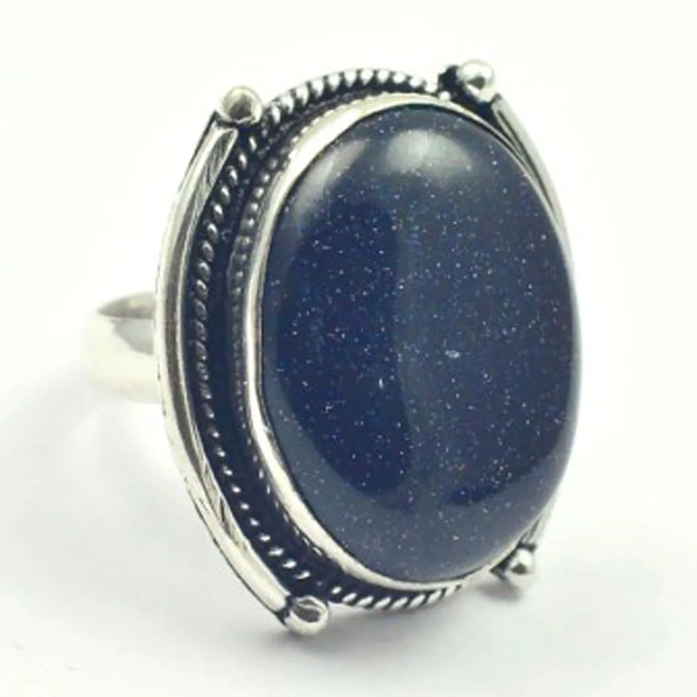 

Sun Stone Ring Silver Overlay over Copper , Size: 7.25, R4378