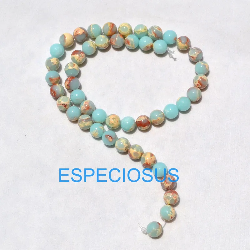

DIY fashion jewelry Accessory 8MM Nature Stone Round Shape Blue Color Chorite Crystal Decorative Pattern Bracelet Department