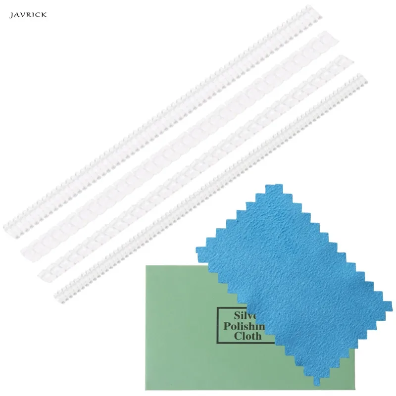 

JAVRICK Ring Size Adjuster For Loose Rings for Any Rings, 4 Sizes With Polishing Cloth Jewelry gadgets tools