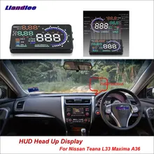Liandlee For Nissan Almera Teana L33 Maxima A36 2013-2018 Safe Driving Screen OBD Car HUD Head Up Display Projector Windshield цена Liandlee For Nissan Almera Teana L33 Maxima A36 2013-2018 Safe Driving Screen OBD Car HUD Head Up Display Projector Windshield цены онлайн