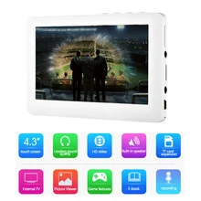 Tela de toque HD MP4 Player 8 GB de Memória Jogador Orador Suporte a reprodução de Vídeo, E-book, FM, Jogos, MP5 Player de Música