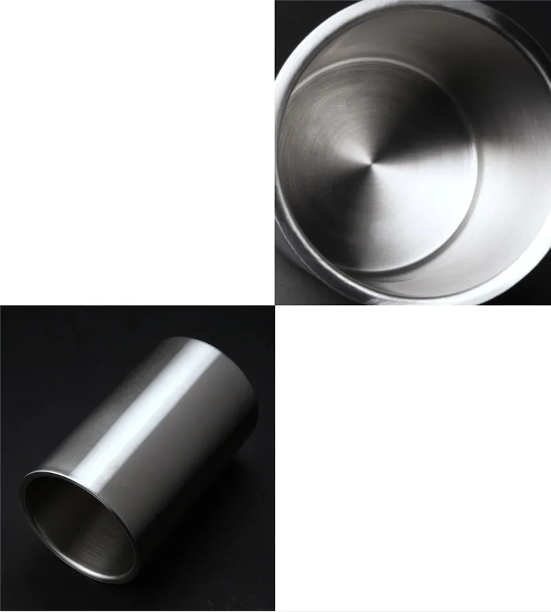  Xiaomi Stainless Steel Double-deck Ice Bucket Champagne Bucket Wine Bucket Wine Barrel Container Kitchen Toolscontainer (11)