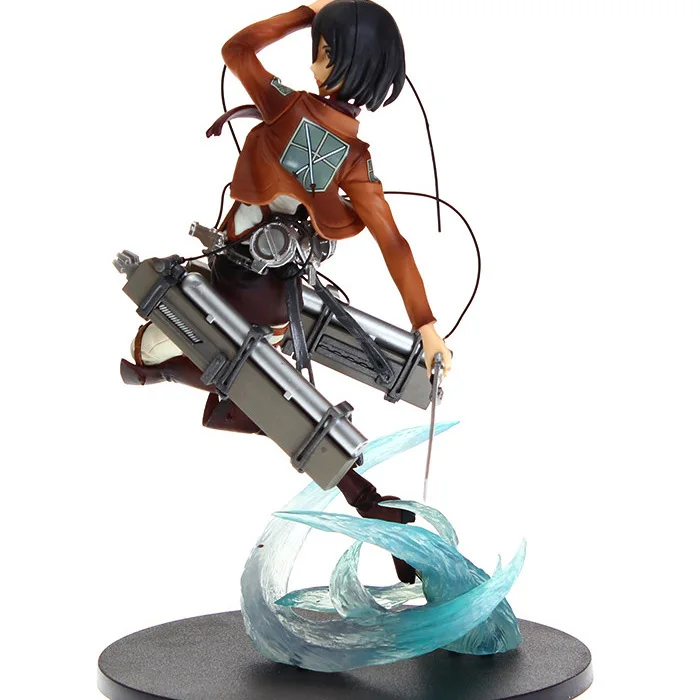Mikasa Ackerman Action Figure (23 CM) - NEW Hot 1pcs 23cm Attack On Titan Mikasa Ackerman PVC Action Figure Toys Christmas Gift Toy