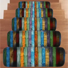 1 комплект коврик для лестницы нескользящий коралловый флис устойчивый ковер для лестницы коврик самоклеящийся нескользящий пол лестничные ковры Мода