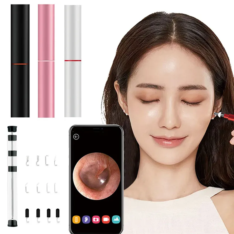 

3.9mm WIFI Ear Cleaning Tool HD Visual Ear Spoon Multifunctional Earpick With Mini Camera Pen Ear Care In-ear Cleaning Endoscope