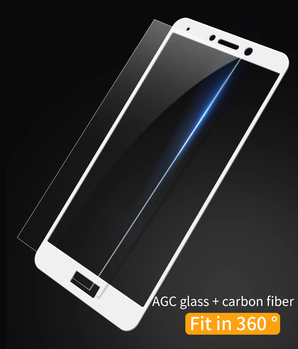 10pcs/lot Wholesale Lenuo CF Soft Edge 9H Full Tempered Glass Screen Protector For Huawei Honor 6X huawei mate 9 lite Film | Мобильные