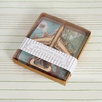 

200pcs Airplane Bottle Opener Adventure Wedding Favor Gift Aircraft Bar Beer Wine Kitchen Tools free shipping wa3492