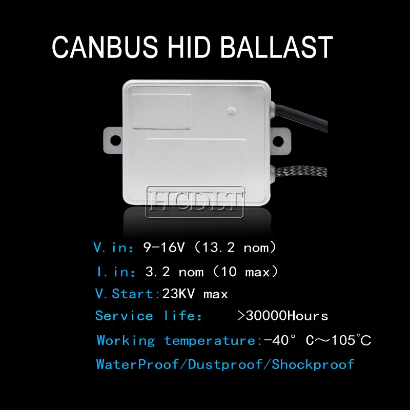 HCDLT 35W No Error Canbus HID Xenon Ballast AC 12V EMC Car Light Xenon Canbus Ballast For 35W Auto Headlamp Bulb Kit Car Styling (11)