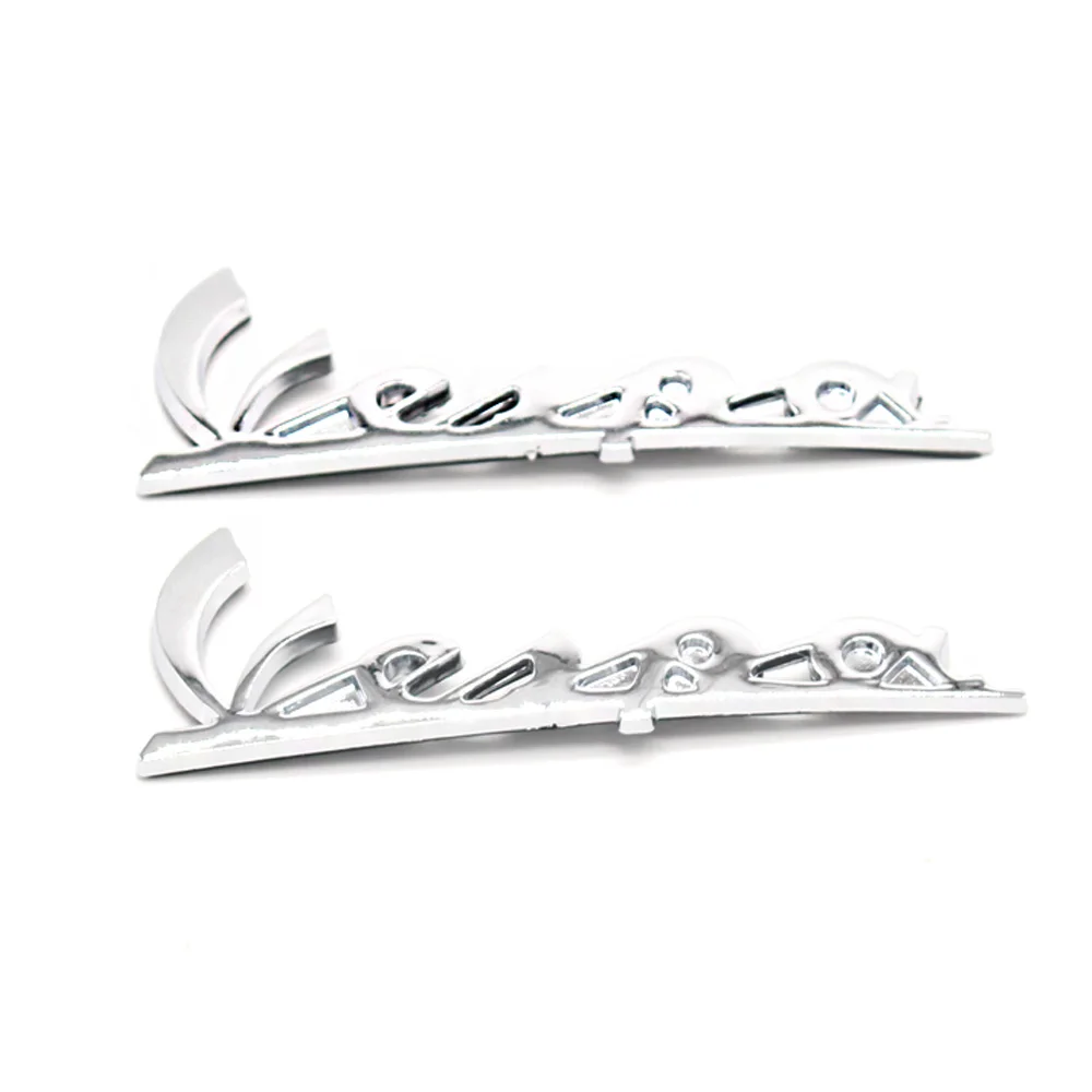 

Motorcycle Sticker 3D vespa silver sticker Decal Carbon 3D for piaggio Vespa sticker