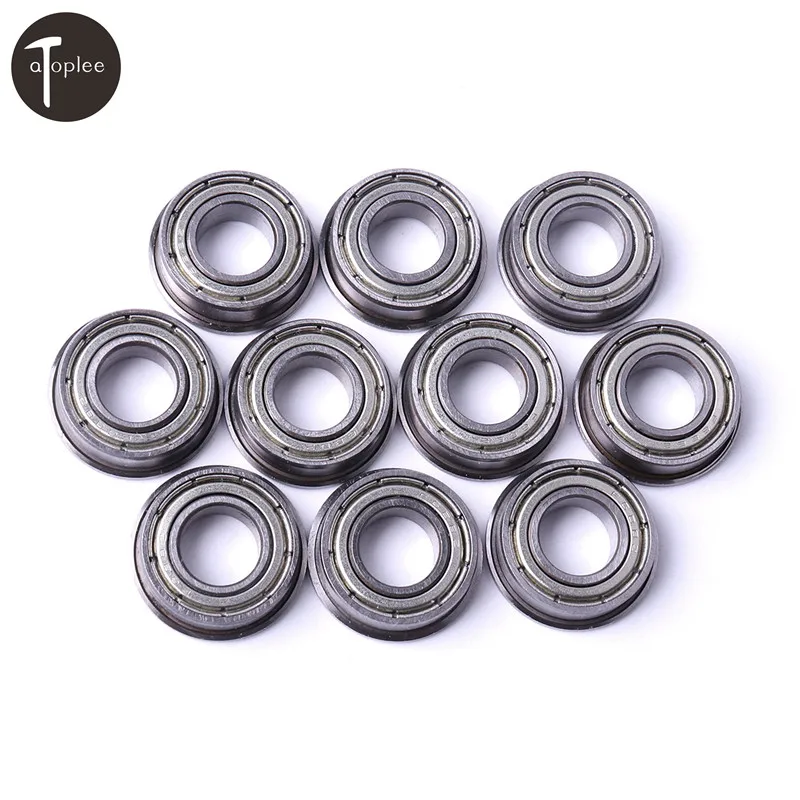 10Pcs Bearing Steel Flanged Miniature Bearing 2/3/4/5/6/7/8/9/10/12/15/17mm Micro Thin Ball Bearings For Machine Mold 10Pcs Bearing Steel Flanged Miniature Bearing 2/3/4/5/6/7/8/9/10/12/15/17mm Micro Thin Ball Bearings For Machine Mold