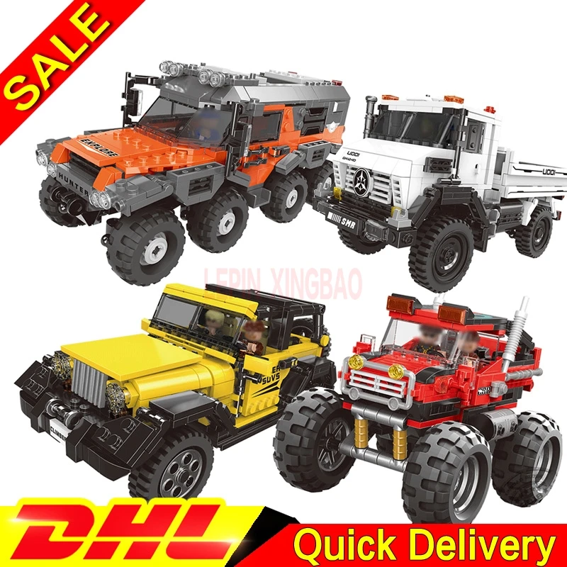 XingBao 03024 03025 03026 03027 All Terrain Vehicle lepining Set Car Kits Building Blocks Self-Locking Bricks LP Toys | Игрушки и хобби