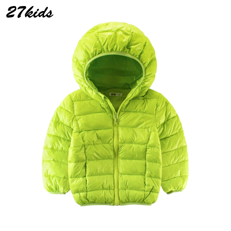 

27kids 3-11Years Winter Big Children Boys Outerwear Cotton-Padded Jacket Coat Kids Girl's Down Jacket Clothes Juvenile Clothing