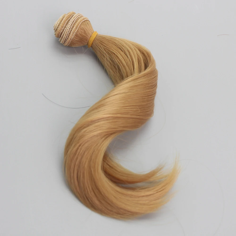 New Doll Accessories 15100cm DIY Mini Tresses Doll Wig High-Temperature Material Ponytail Hairs Wig For BJD High-Temperature (5)
