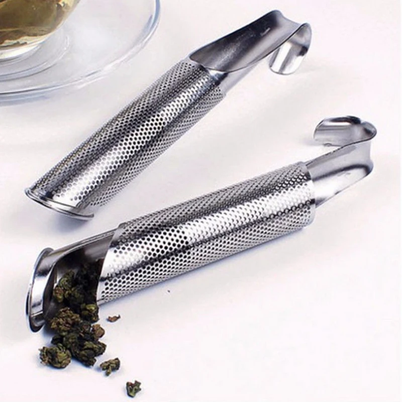 

Stainless Steel Tea Infuser Creative Pipe Design Metal Tea Strainer For Mug Fancy Filter For Puer Tea Herb Tea Tools Accessories