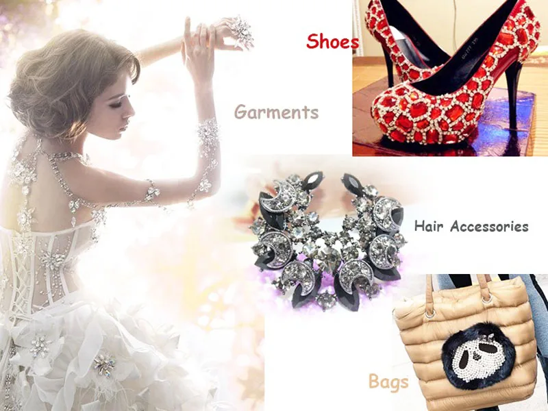 Стразы горячей фиксации кристалл AB синий свет смешанные размеры SS6 SS10 SS16 SS20 SS30 720