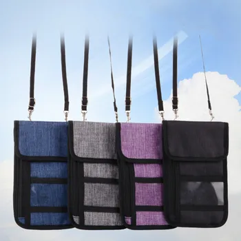 

Anti-Theft Travel Passport Neck Bag Multifunction RFID Phone Wallet Pouch Hanging Passport Bag