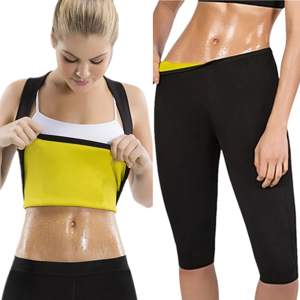 New Men Neoprene Sauna Thermo Sweat Body Shaper Slimming Pants Bottom Shapewear