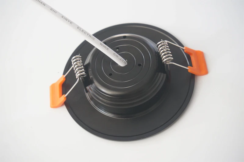 7W 9W 12W 15W LED Downlight Black Round Recessed Lamp 220V 230V 240V Led Bulb Bedroom Kitchen Indoor LED Spot Lighting