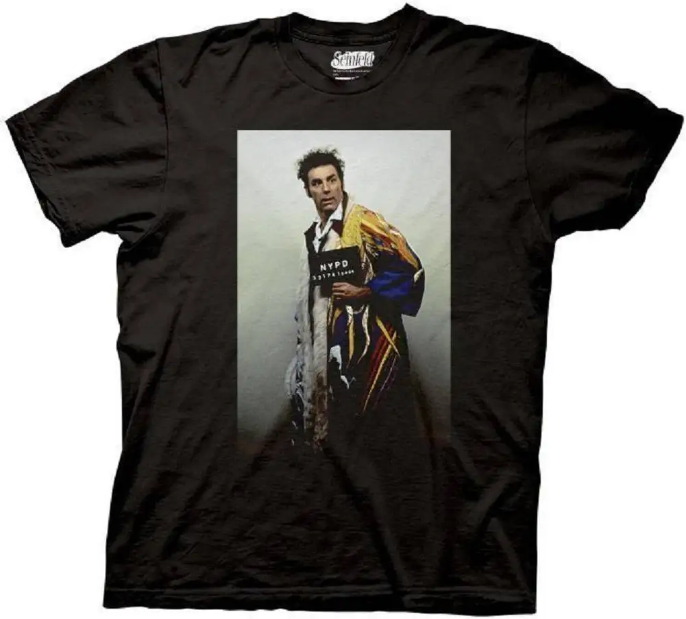 Seinfeld Kramer as a Pimp Adult Black T-shirt Cool Casual pride t shirt men Unisex New Fashion tshirt Loose Size top ajax | Мужская