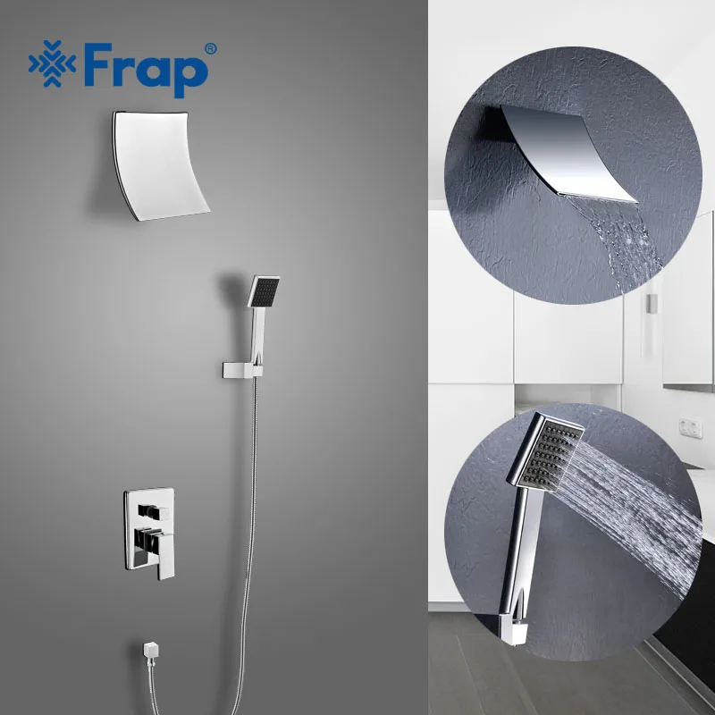 Смеситель для душа FRAP fld3002 смеситель из латуни с хромированной насадкой