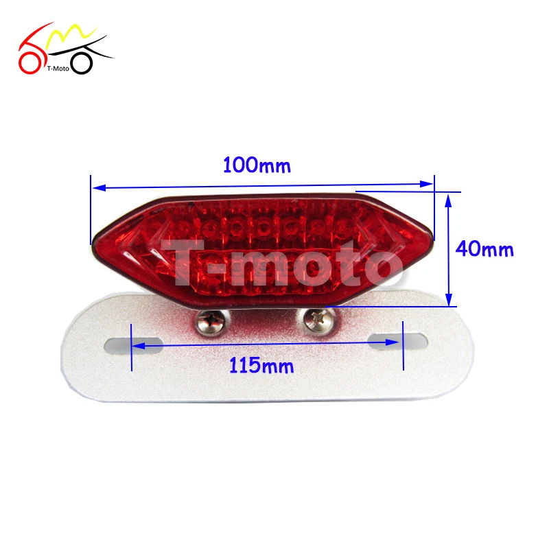 

Tail Brake Lights Tail Turn Signal Brake License Plate Integrated Light 16 LED For Motorcycle ATV Quad DAX Monkey Bike